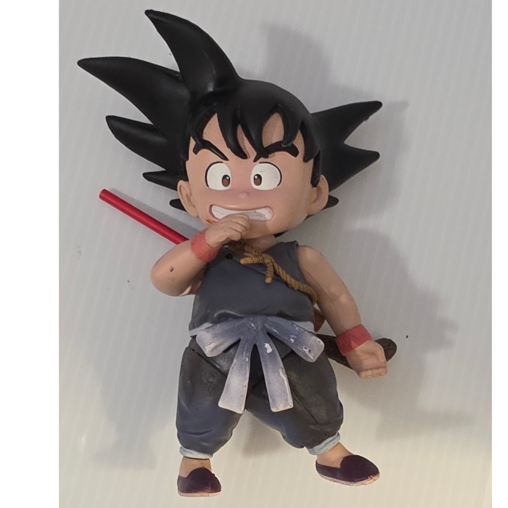 Funimation Dragon Ball Kid Goku Figure 4in Blue Black Fair 2001 IF Labs